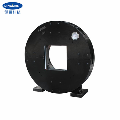 Lingman Simple Double Acting Pneumatic Chuck For Tube Sheet Integrated Machines Square Hollow
