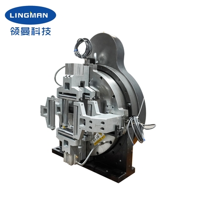 چاک جلوی پنوماتیک حرفه ای توخالی با ضربه کامل F130CF 4 فک برای برش لیزر فیبر با فشار 0.2-0.9 مگاپاسکال