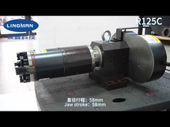 چک لیزری ارتفاع مرکزی 125 میلی متری قابل تنظیم با ضربه پنجه 34 میلی متری و محدوده چسب 0-90 میلی متری