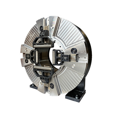 کارایی چهار فک چرخشی ليزر پنوماتیک Chuck تولید کنندگان برای لوله برش CNC ماشین