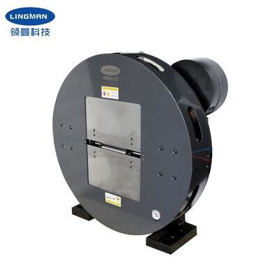 چاک لیزری پنوماتیک با اندازه توخالی 245 میلی‌متری لینگمن با نیروی گیره 2 کیلونیوتن و کورس فک 235 میلی‌متری برای برش لوله